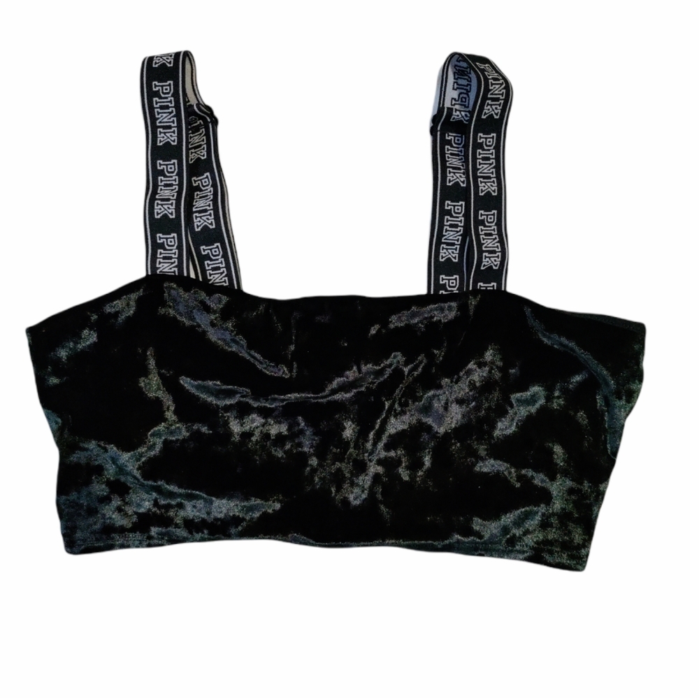 Victoria secret pink M nwt bralette velvet sport